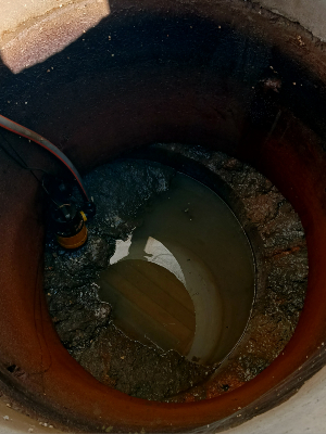 сдвинулись кольца в колодце